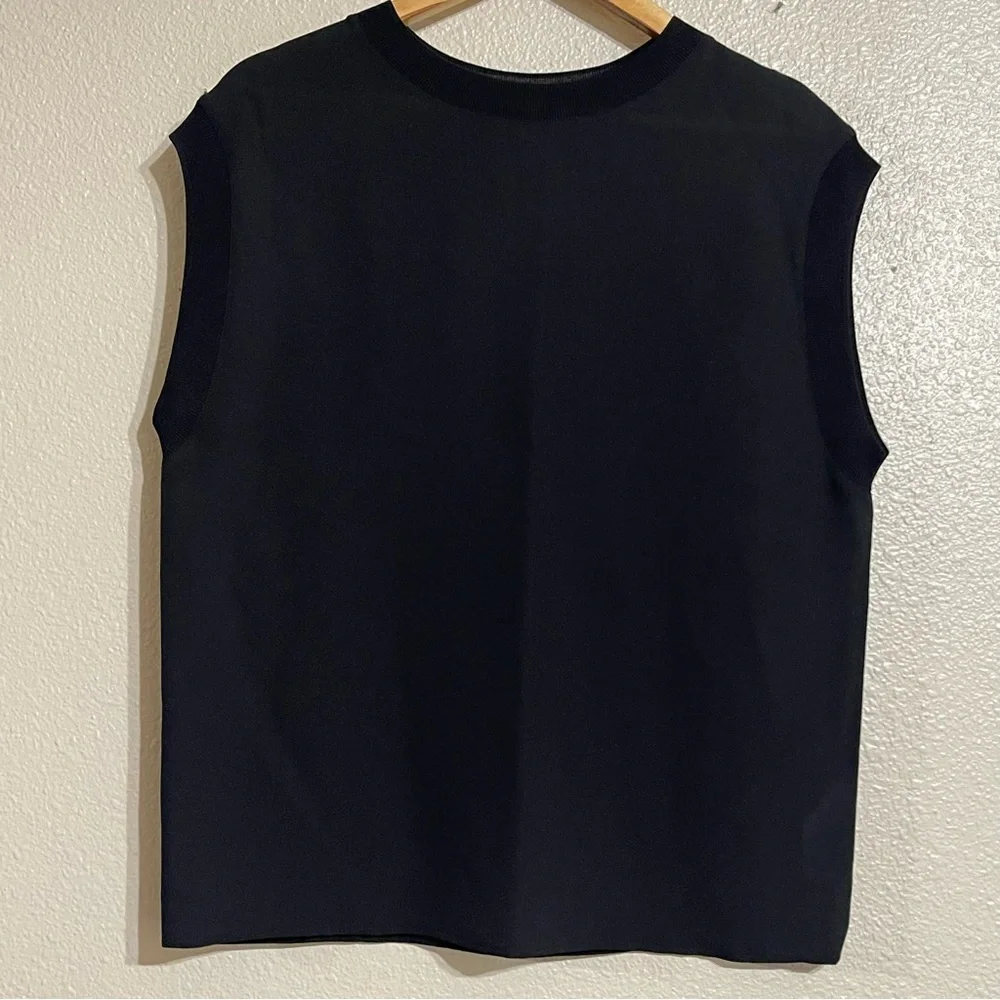 Vince Classic Black‎ Crew Neck Tee_3